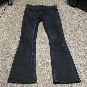 Wornstar hellraiser Classic Black/blue Women's flare leg Jeans